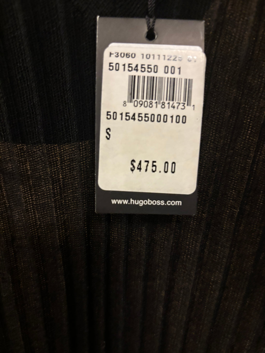 BOSS Shadow Pleat Dress (New With Tags)