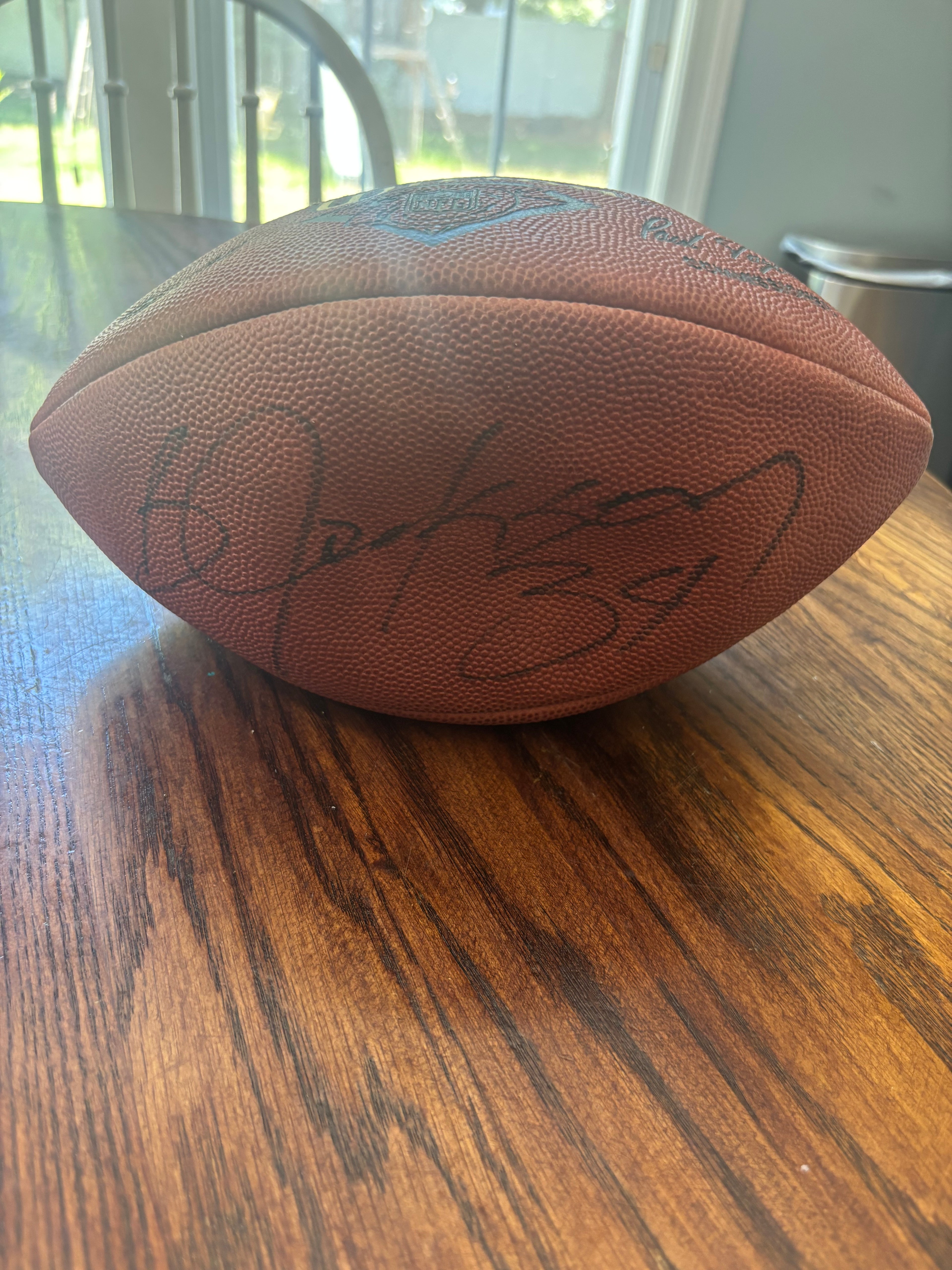 Bo Jackson Signed Wilson NFL Football