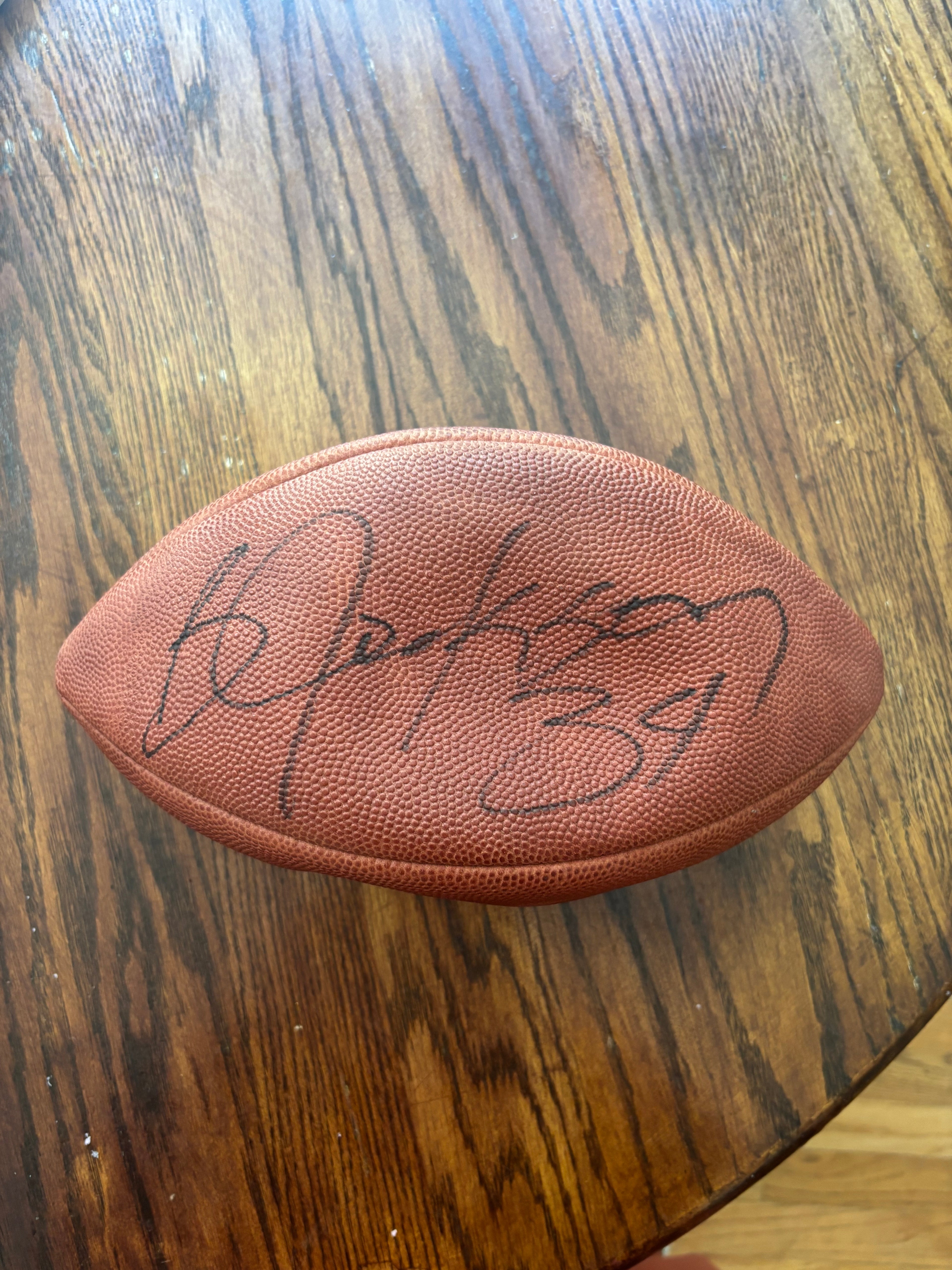 Bo Jackson Signed Wilson NFL Football