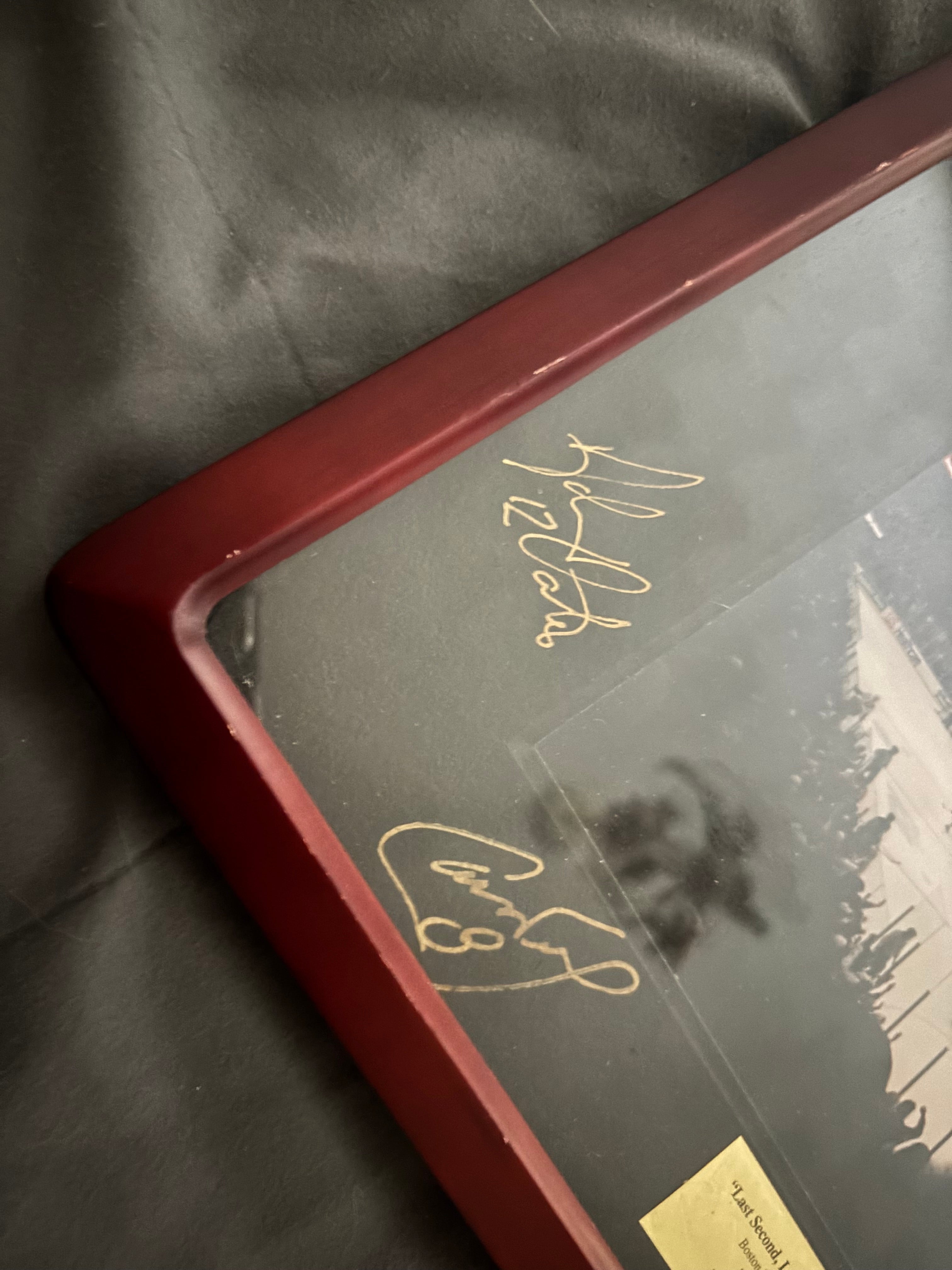 Last Game at Boston Garden Signed Limited Edition Bruins Plaque (790/1000)
