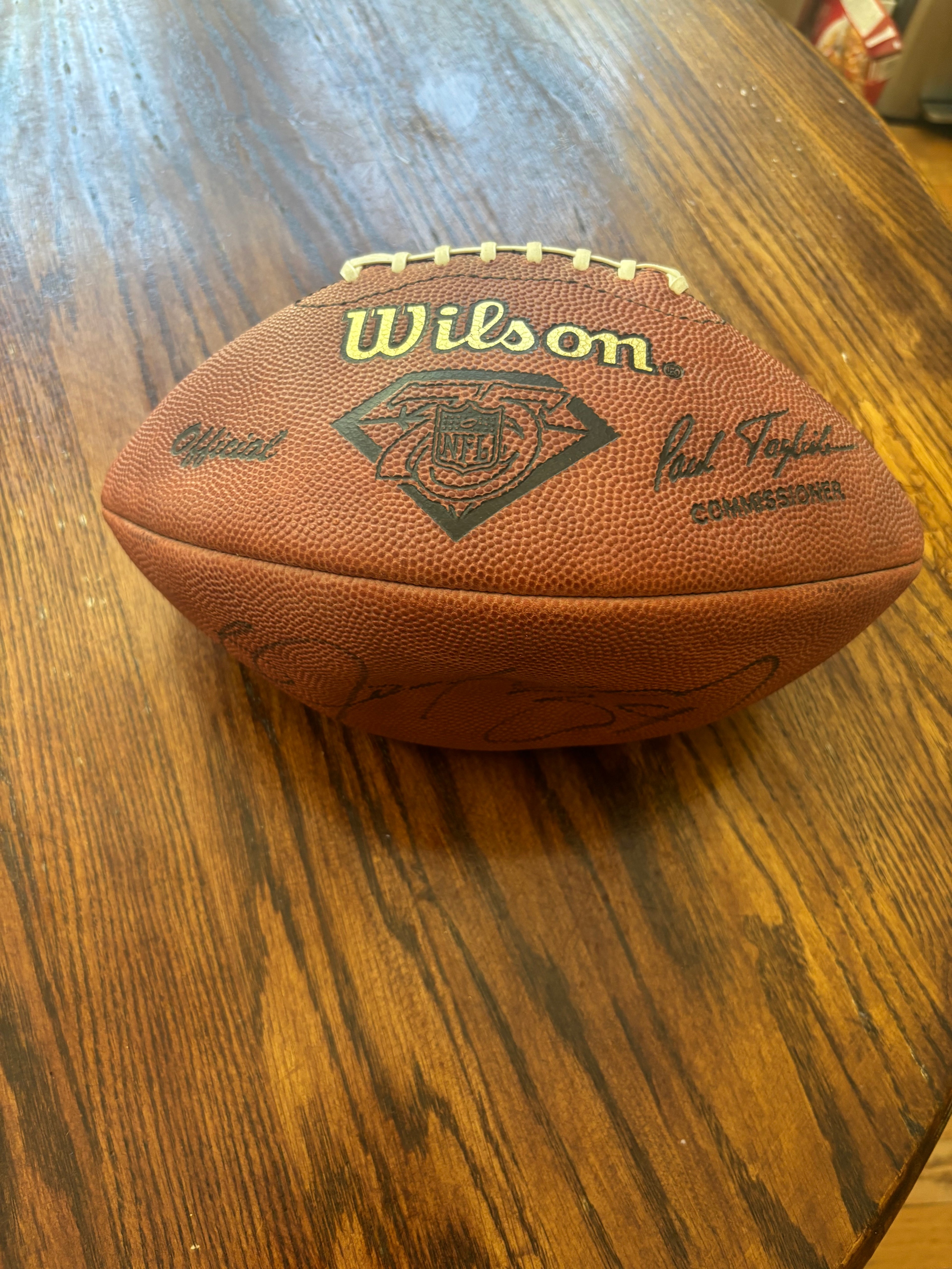 Bo Jackson Signed Wilson NFL Football