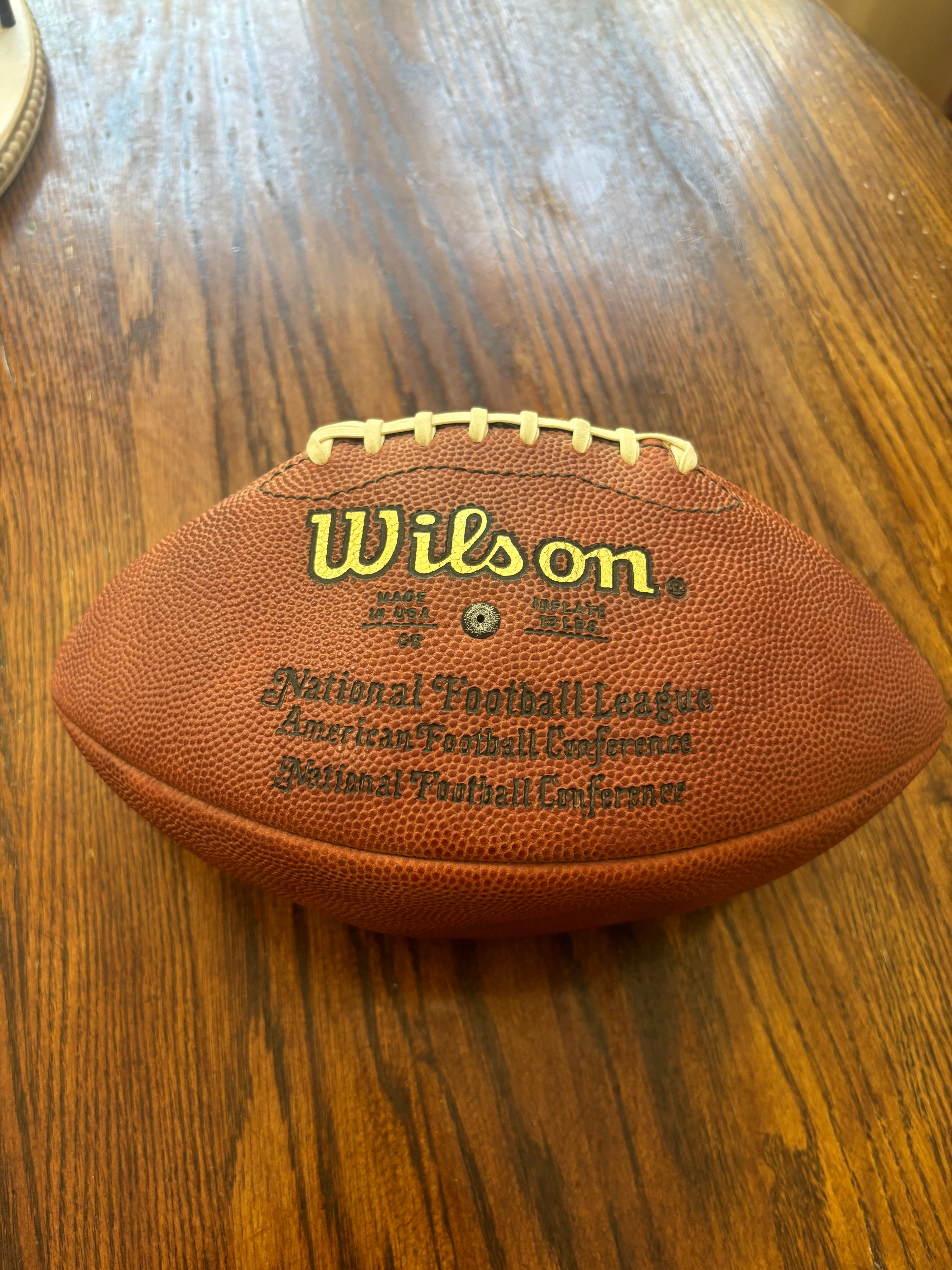 Bo Jackson Signed Wilson NFL Football