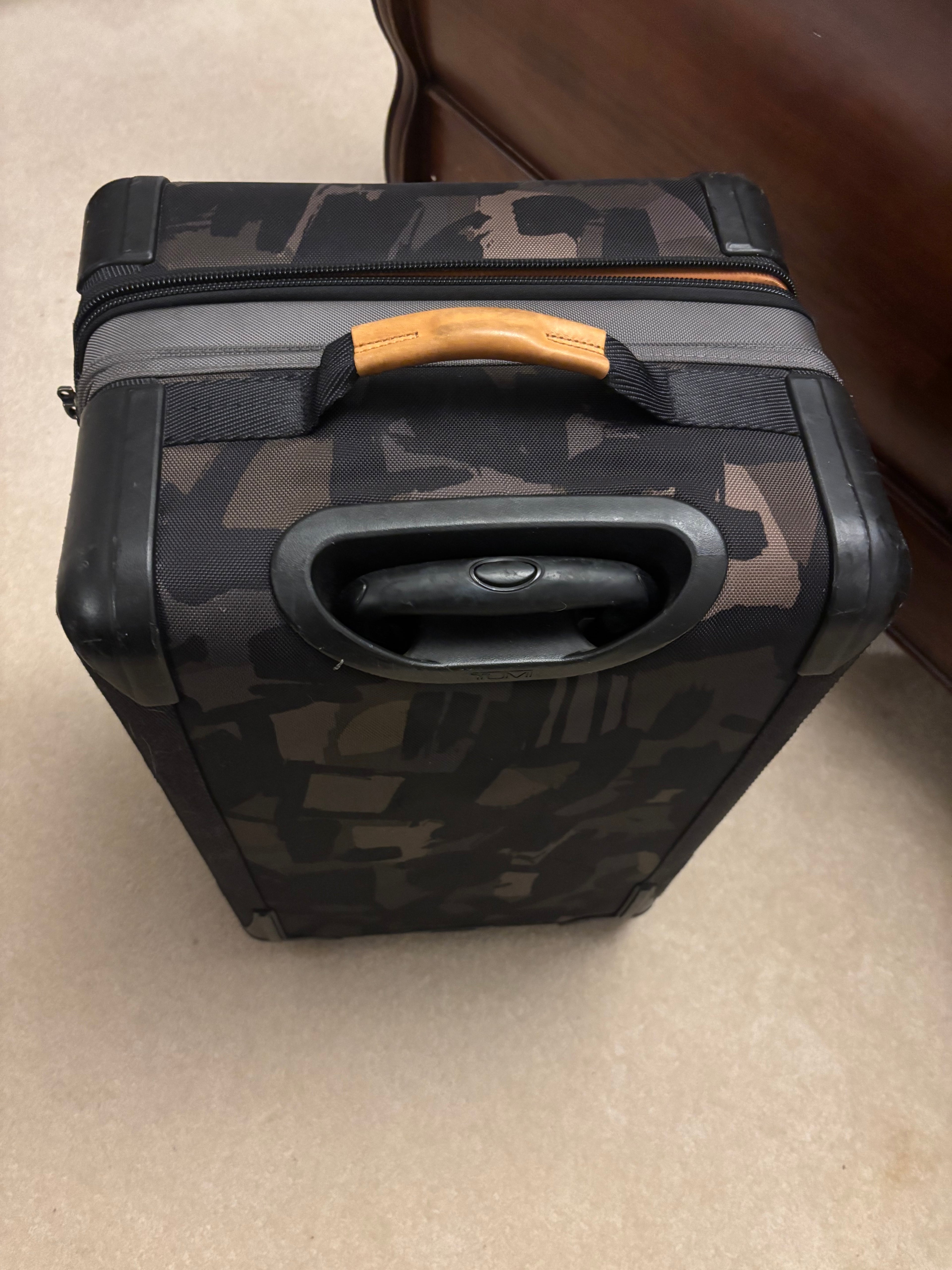 TUMI 26” Expandable Spinner Suitcase – Black Camouflage