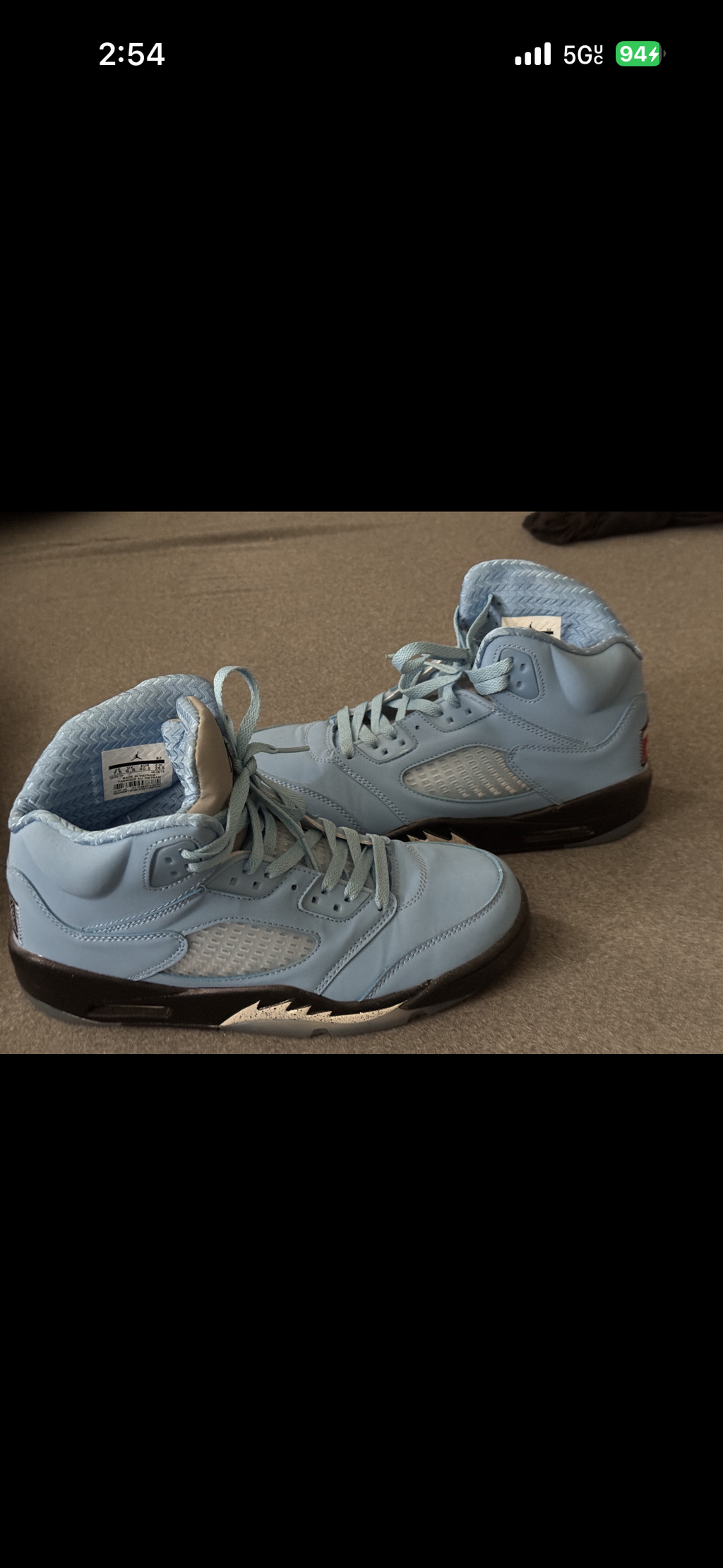 Air Jordan 5 Retro “UNC Blue” – Size 7.5